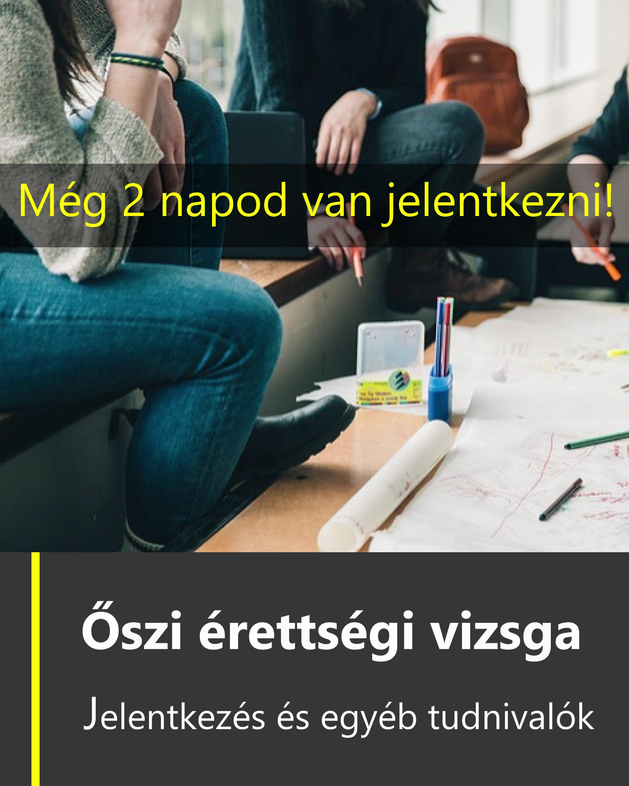 Őszi érettségi vizsga - jelentkezés és egyéb tudnivalók