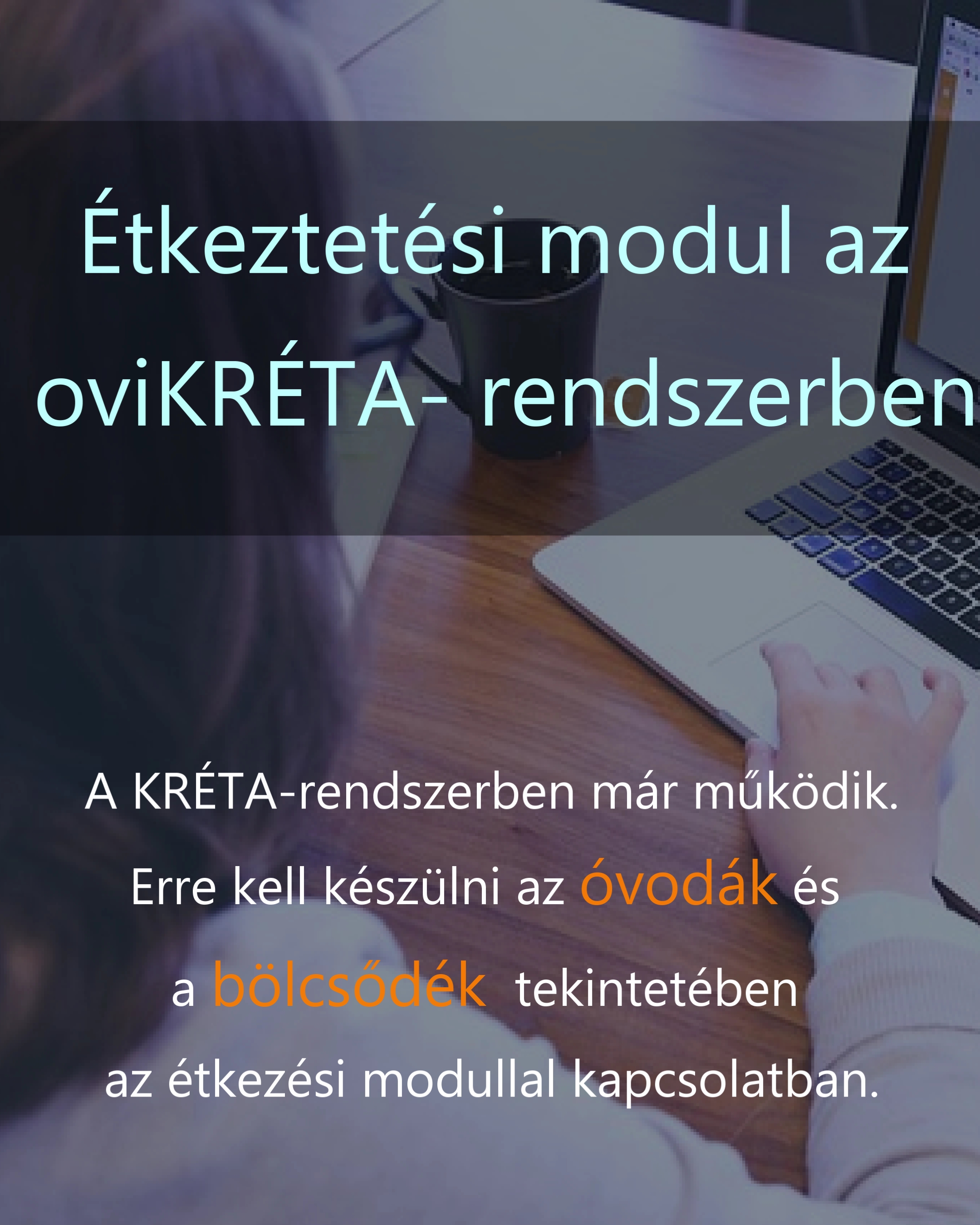 Étkeztetési modul az oviKRÉTA- rendszerben