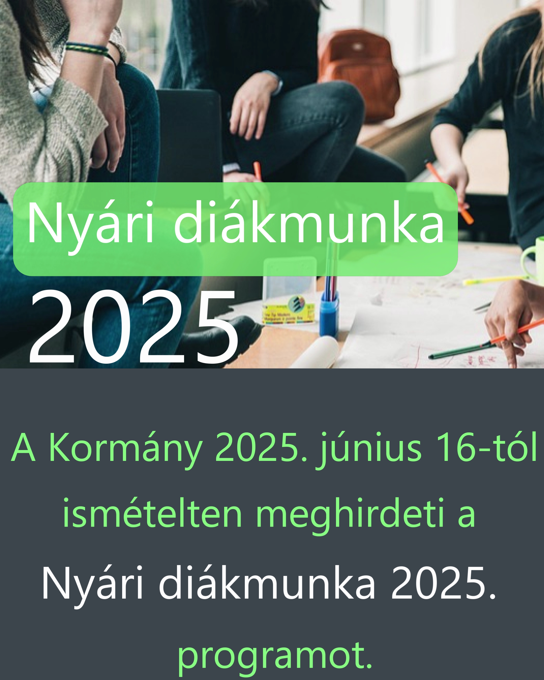 Nyári diákmunka 2025.